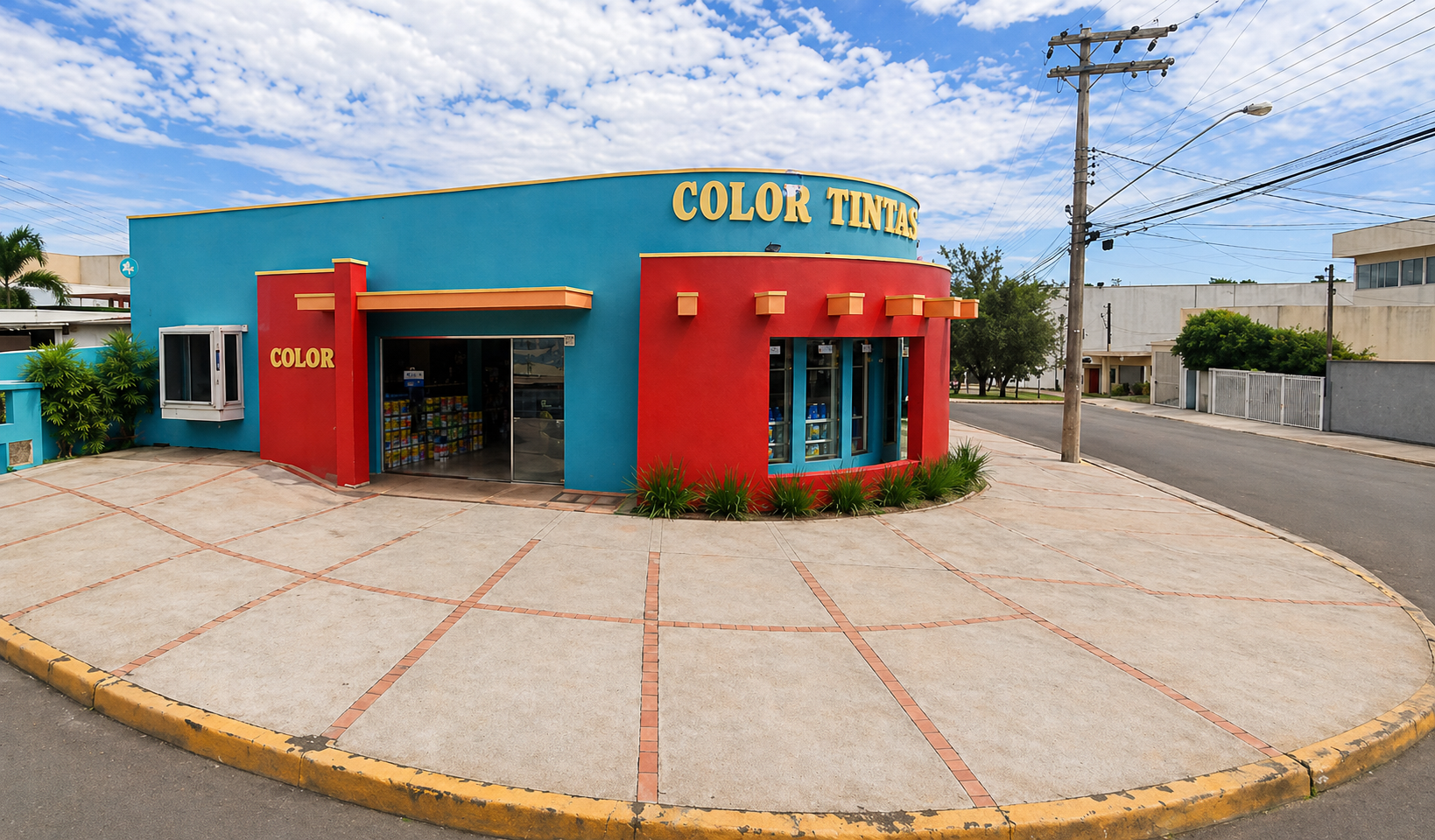 Fachada da Color Tintas — Loja de tintas em Artur Nogueira/SP